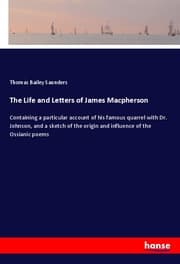 Cover von The Life and Letters of James Macpherson