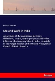 Cover von Life and Work in India