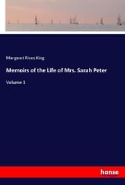 Cover von Memoirs of the Life of Mrs. Sarah Peter