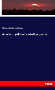 Cover von An ode to girlhood and other poems