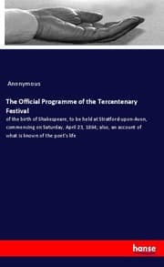 Cover von The Official Programme of the Tercentenary Festival