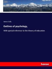 Cover von Outlines of psychology,