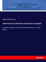 Cover von Some Account of Domestic Architecture in England