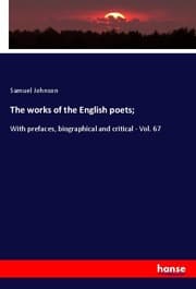 Cover von The works of the English poets;