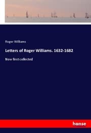 Cover von Letters of Roger Williams. 1632-1682