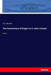 Cover von The Commentary of Origen on S. John's Gospel