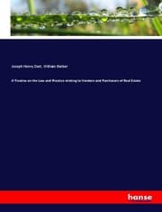Cover von A Treatise on the Law and Practice relating to Vendors and Purchasers of Real Estate