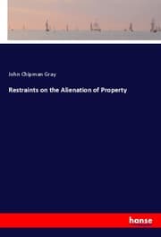 Cover von Restraints on the Alienation of Property