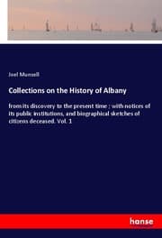 Cover von Collections on the History of Albany