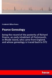 Cover von Pearce Genealogy