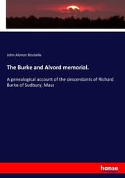 Cover von The Burke and Alvord memorial.