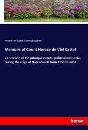 Cover von Memoirs of Count Horace de Viel Castel