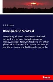 Cover von Hand-guide to Montreal:
