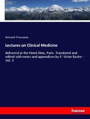 Cover von Lectures on Clinical Medicine