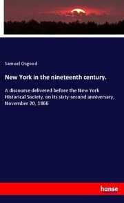 Cover von New York in the nineteenth century.
