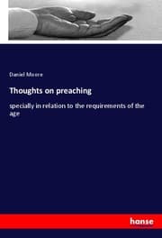 Cover von Thoughts on preaching