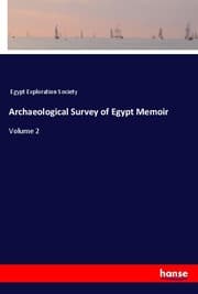 Cover von Archaeological Survey of Egypt Memoir