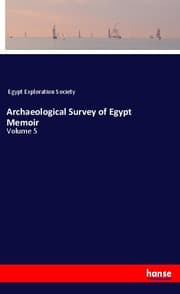 Cover von Archaeological Survey of Egypt Memoir
