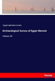 Cover von Archaeological Survey of Egypt Memoir