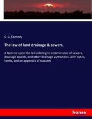 Cover von The law of land drainage & sewers.