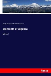 Cover von Elements of Algebra