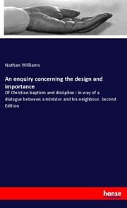 Cover von An enquiry concerning the design and importance