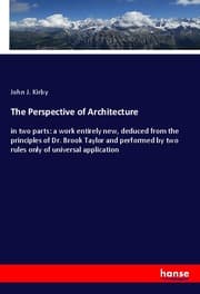 Cover von The Perspective of Architecture