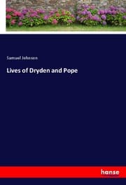 Cover von Lives of Dryden and Pope