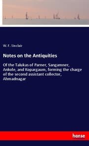 Cover von Notes on the Antiquities