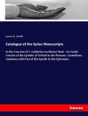 Cover von Catalogue of the Syriac Manuscripts