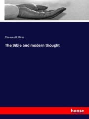 Cover von The Bible and modern thought