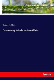 Cover von Concerning John's Indian Affairs