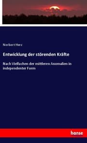 Cover von Entwicklung der störenden Kräfte