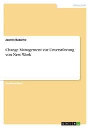 Cover von Change Management zur Unterstützung von New Work
