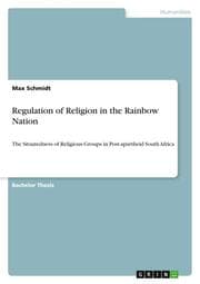 Cover von Regulation of Religion in the Rainbow Nation