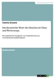 Cover von Das literarische Motiv des Drachen in China und Westeuropa