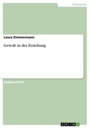 Cover von Gewalt in der Erziehung