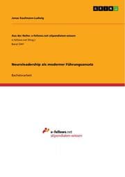Cover von Neuroleadership als moderner Führungsansatz