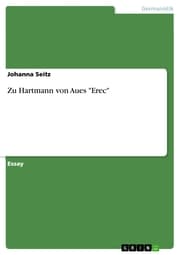 Cover von Zu Hartmann von Aues 'Erec'