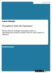 Cover von Xenophon. Staat der Spartaner