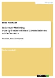 Cover von Influencer-Marketing. Start-up-Unternehmen in Zusammenarbeit mit Influencern