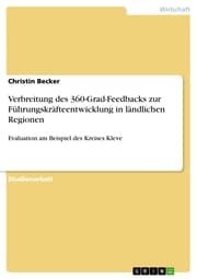 Cover von Verbreitung des 360-Grad-Feedbacks zur Führungskräfteentwicklung in ländlichen Regionen