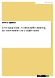 Cover von Erstellung einer Gefährdungsbeurteilung für mittelständische Unternehmen