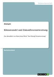 Cover von Klimawandel und Zukunftsverantwortung