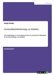Cover von Gesundheitsförderung an Schulen