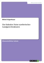 Cover von Zur fraktalen Natur synthetischer Lundgren-Strukturen