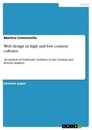 Cover von Web design in high and low context cultures