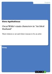 Cover von Oscar Wilde's main characters in 'An Ideal Husband'