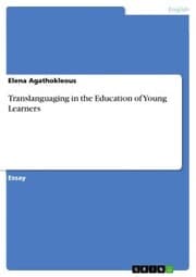 Cover von Translanguaging in the Education of Young Learners