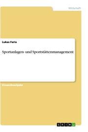 Cover von Sportanlagen- und Sportstättenmanagement